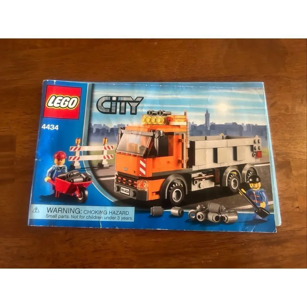 Lego City Tipper Truck #4434 Instruction Manual Only (6054)